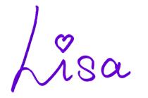 purple lisa signature